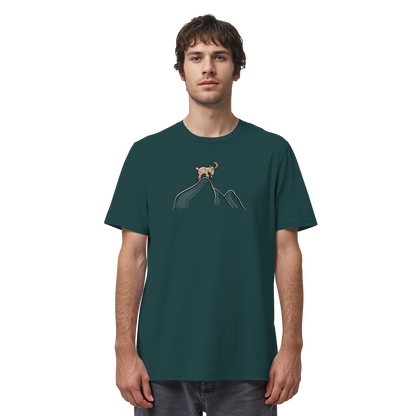 Ziegenbock in den Bergen - Organic Shirt