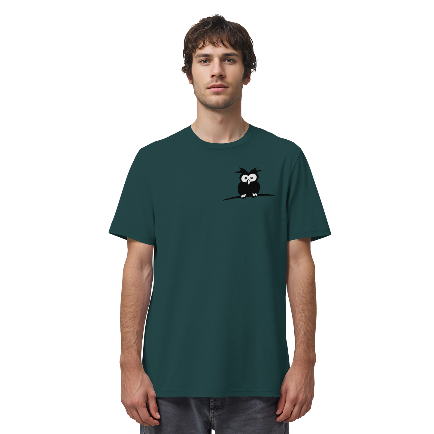 Kleine struppige Eule - Organic Shirt