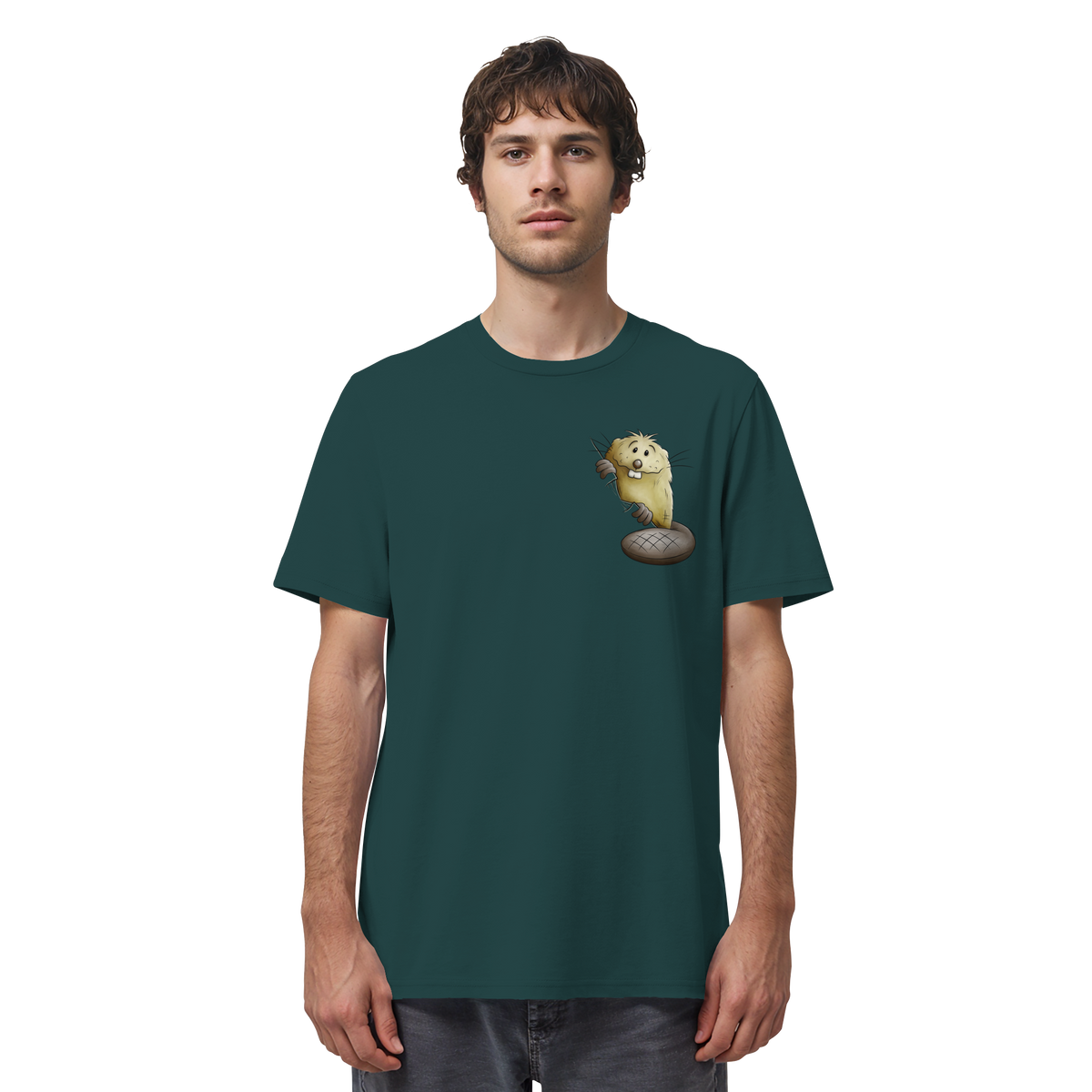 Lustiger frecher Biber - Organic Shirt