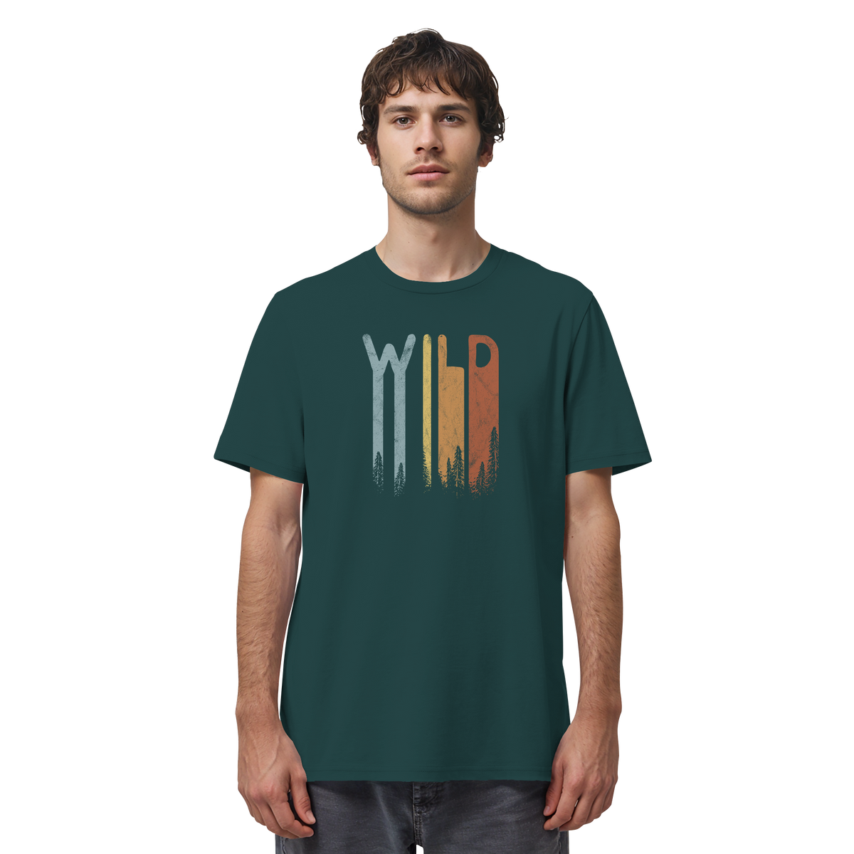 Wild Retro Schriftzug - Organic Shirt