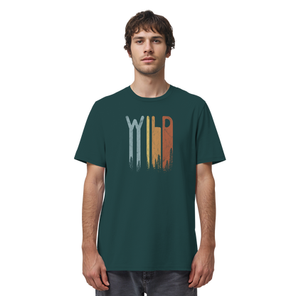 Wild Retro Schriftzug - Organic Shirt