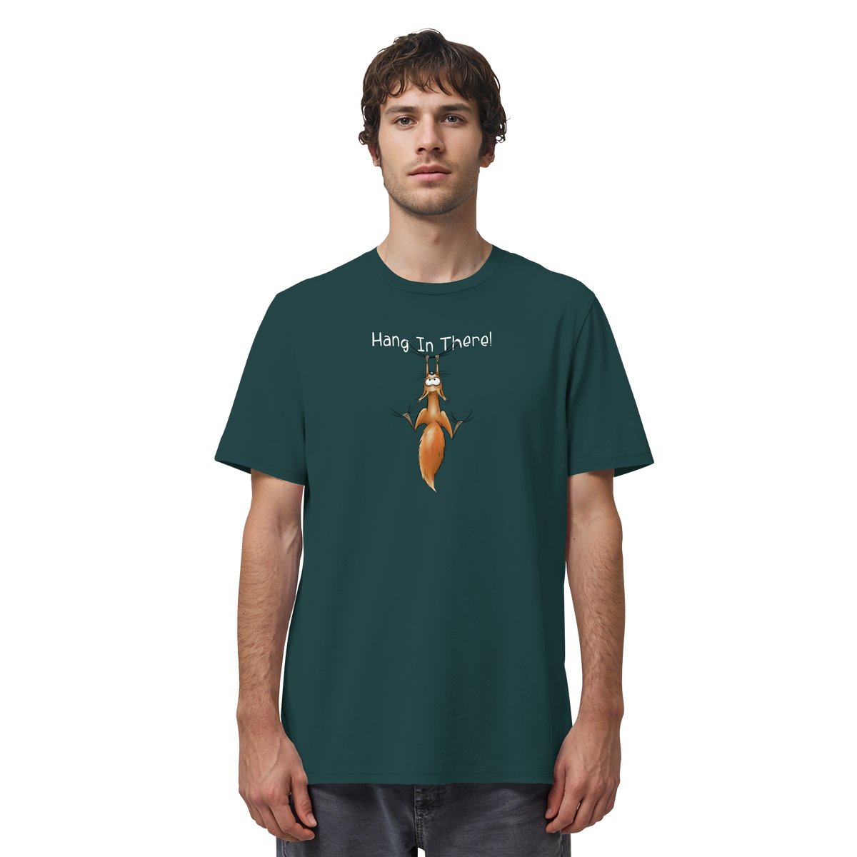 Hang In There | Lässiges Eichhörnchen - Organic Shirt