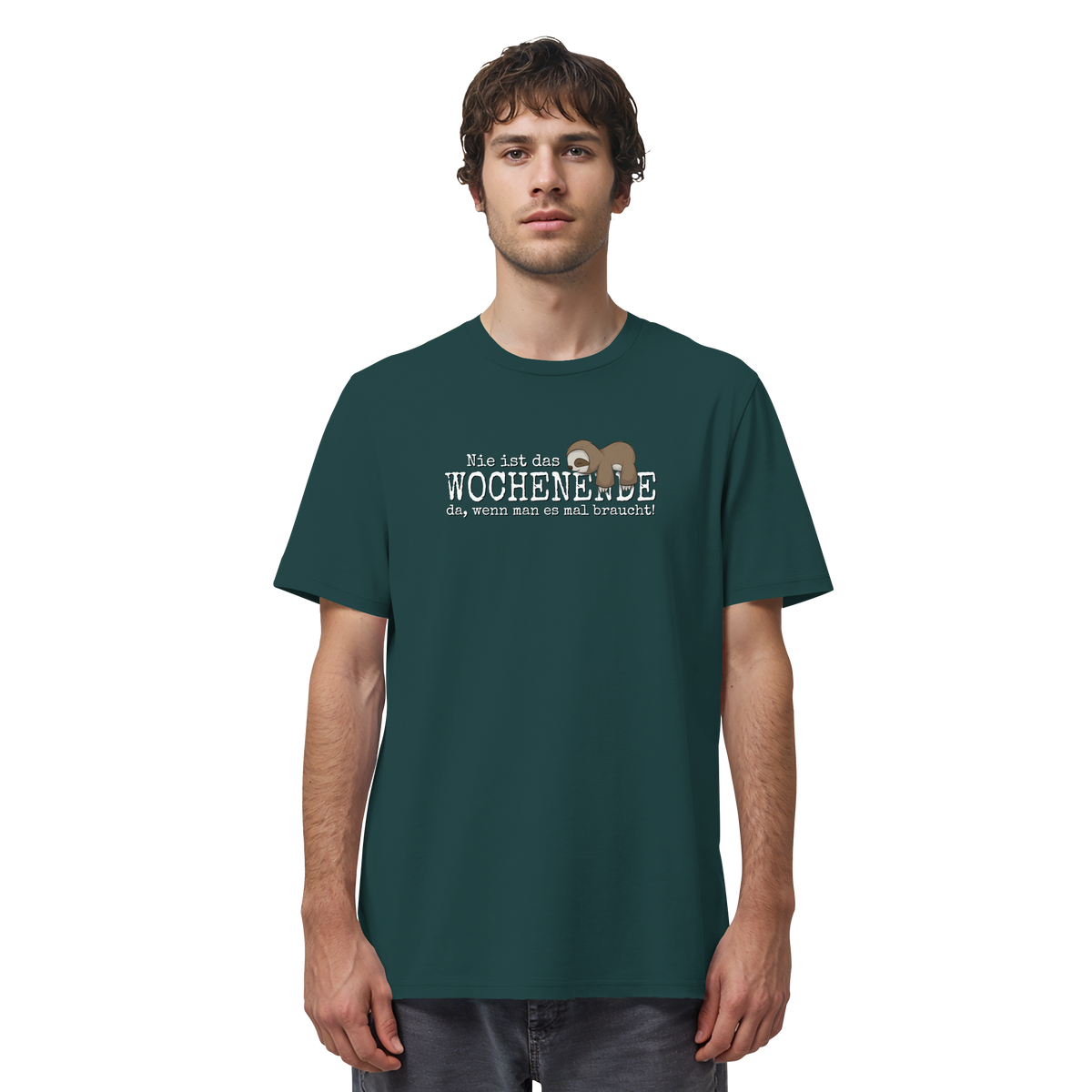 Kawaii Faultier Wochenende - Organic Shirt