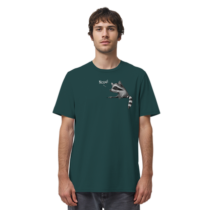 Nope! Frecher verwegener Waschbär - Organic Shirt
