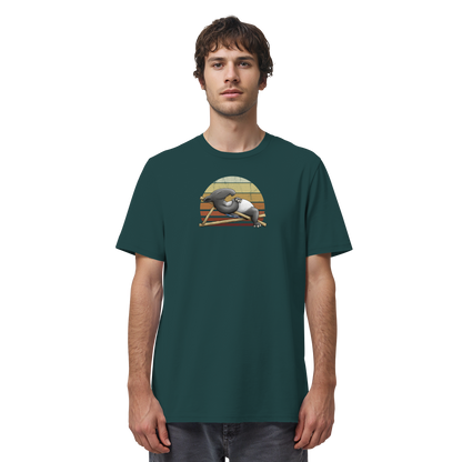 Lässiger Retro Sundown Tapir - Organic Shirt