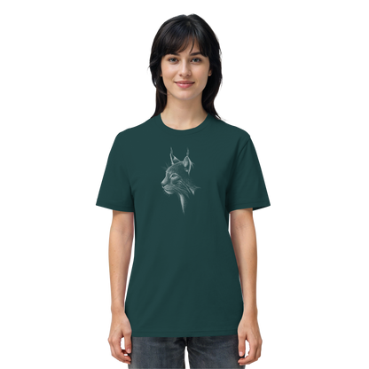 Luchs Kritzelkunst Wildkatze Illustration - Organic Shirt