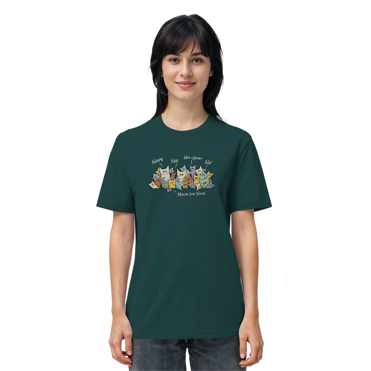Nope, Nee, Nö Katzen - Organic Shirt