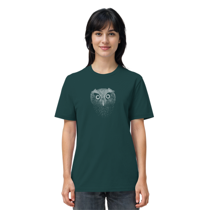 Eule Kritzelkunst Illustration - Organic Shirt