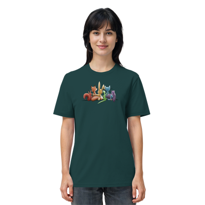 Regenbogen Tiere für Freundschaft, Toleranz und Vielfalt - Organic Shirt