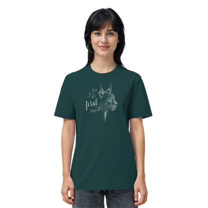 Just A Bit Feral Today! Wildkatze - Organic Shirt