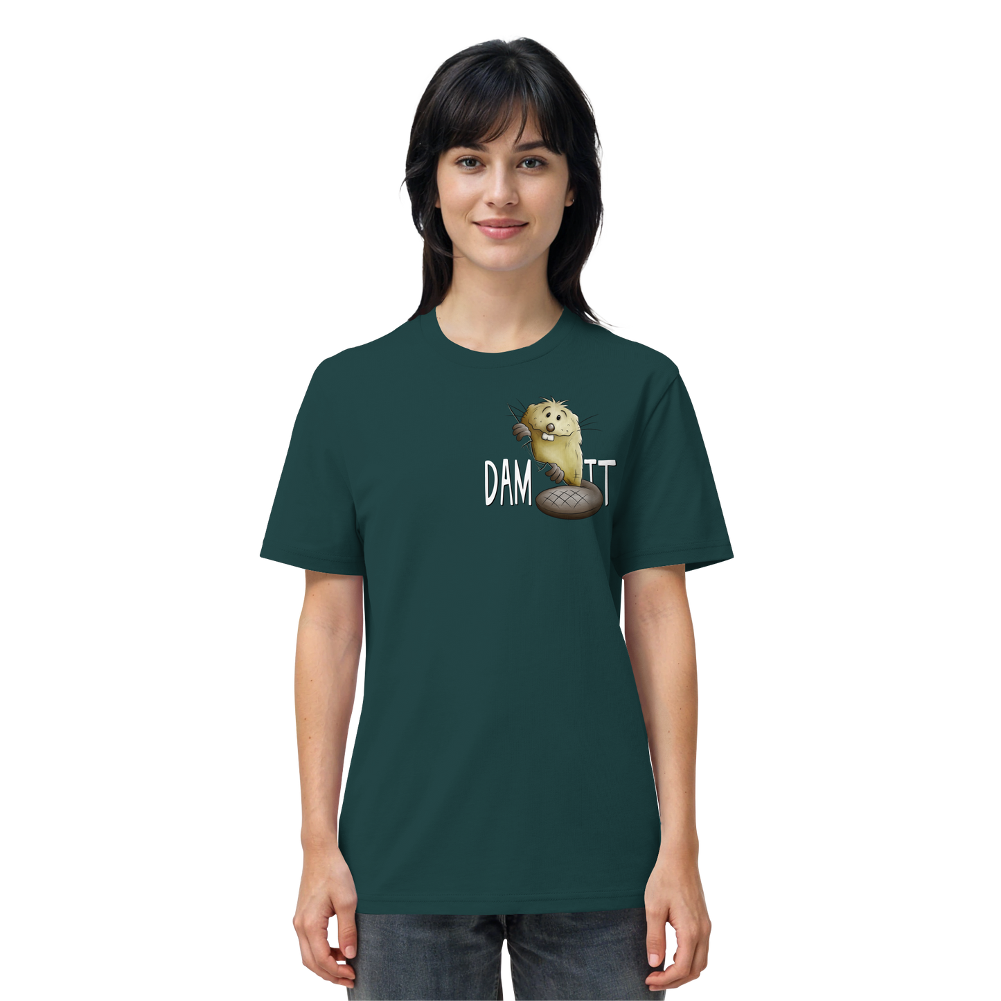 Dam It Verdammt Lustiger Biber - Organic Shirt