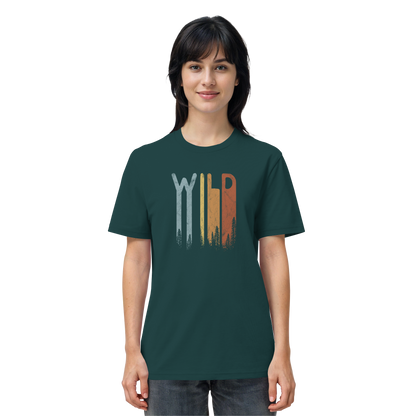 Wild Retro Schriftzug - Organic Shirt