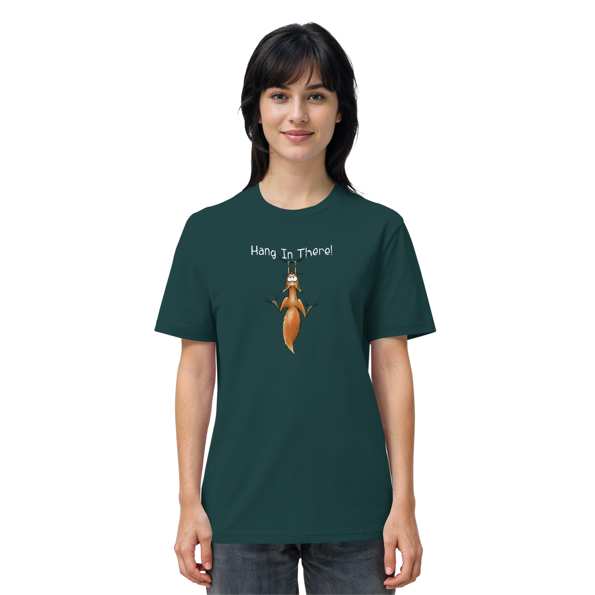 Hang In There | Lässiges Eichhörnchen - Organic Shirt