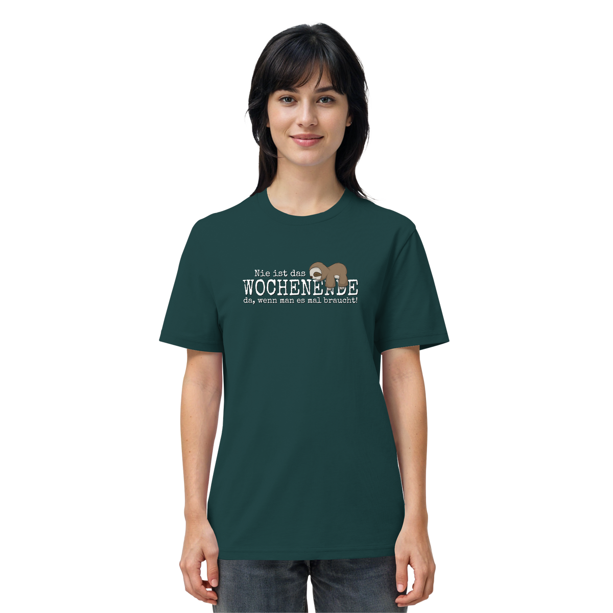 Kawaii Faultier Wochenende - Organic Shirt