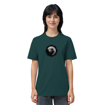 Schwarzer Rabe bei Vollmond  - Organic Shirt