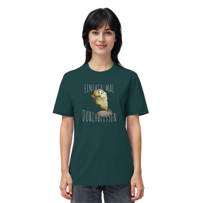 Einfach mal Durchbeissen Biber - Organic Shirt