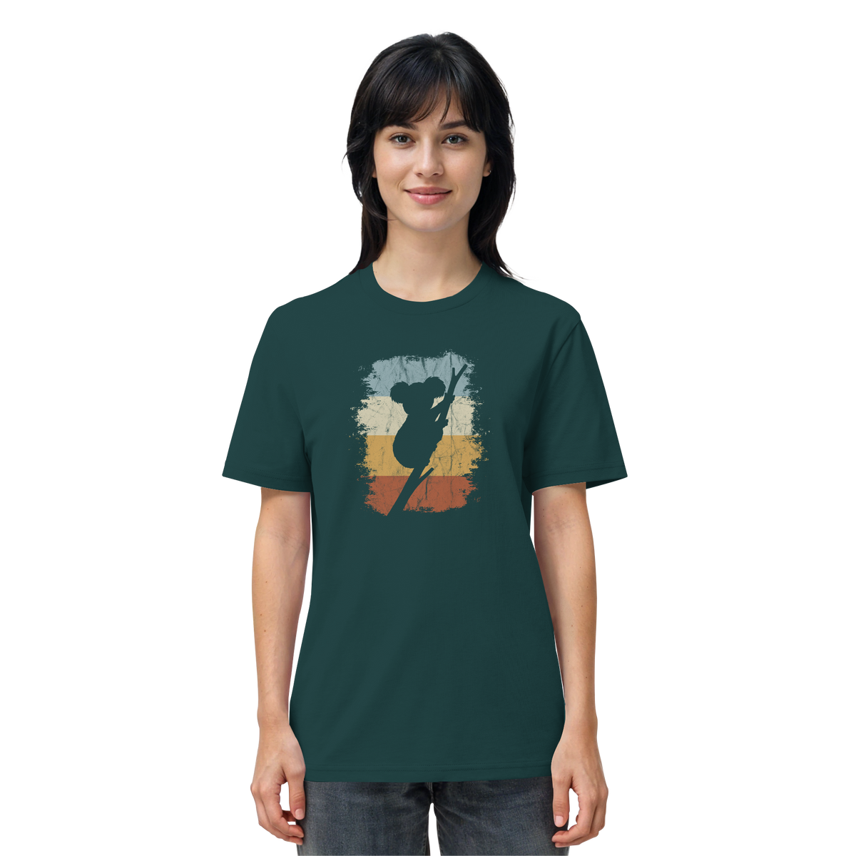 Retro kletternder Koala-Bär - Organic Shirt