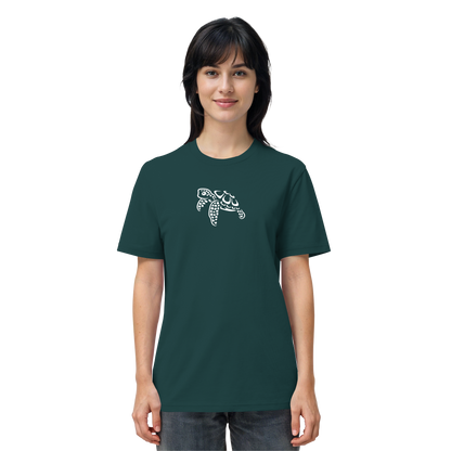 schwimmende Meeres-Schildkröte - Organic Shirt