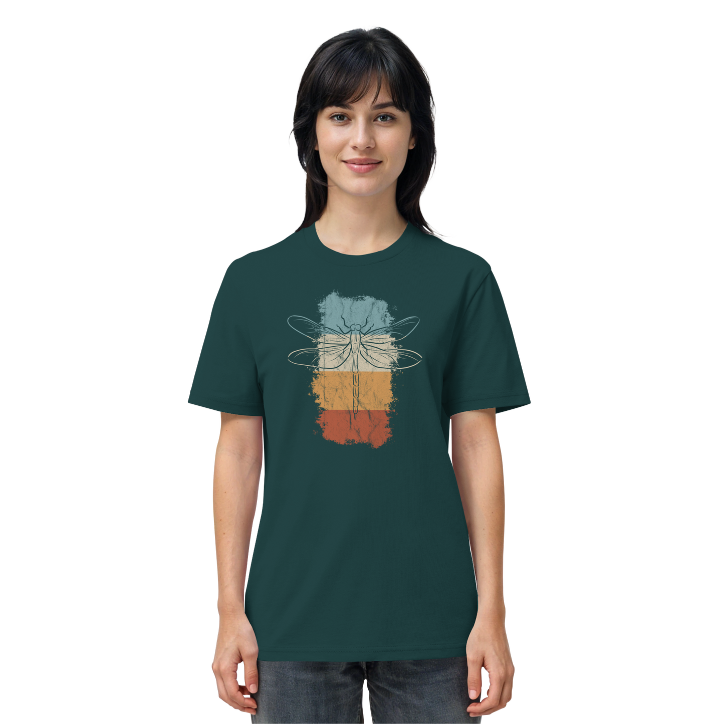 Retro Kunst Libelle | Vintage Dragonfly - Organic Shirt
