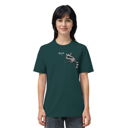 Nope! Frecher verwegener Waschbär - Organic Shirt