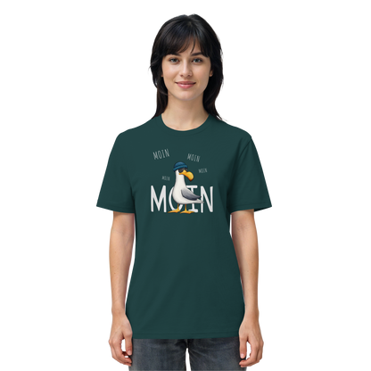 Moin Moin Lässige Hipster Möwe  - Organic Shirt
