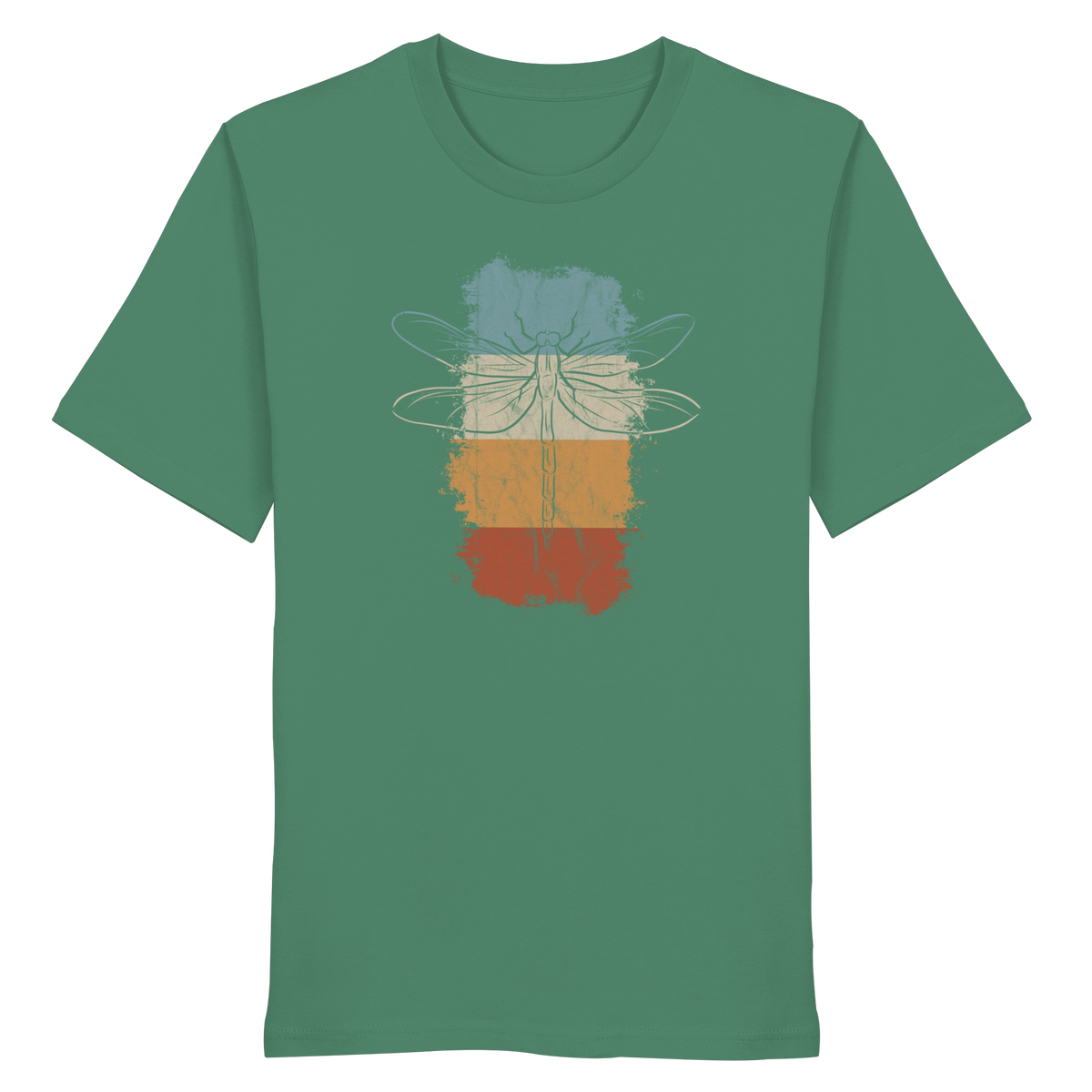 Retro Kunst Libelle | Vintage Dragonfly - Organic Shirt