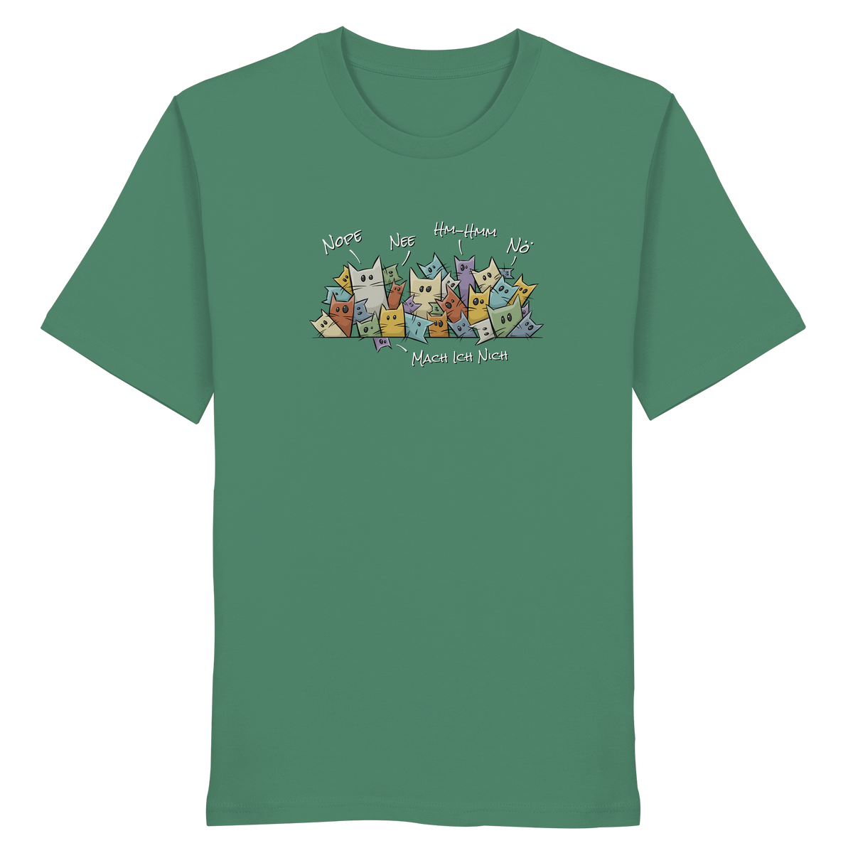 Nope, Nee, Nö Katzen - Organic Shirt
