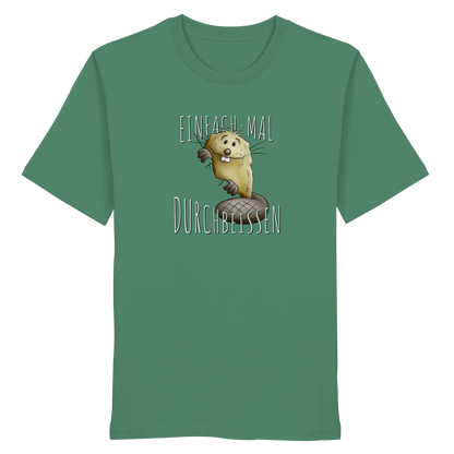 Einfach mal Durchbeissen Biber - Organic Shirt