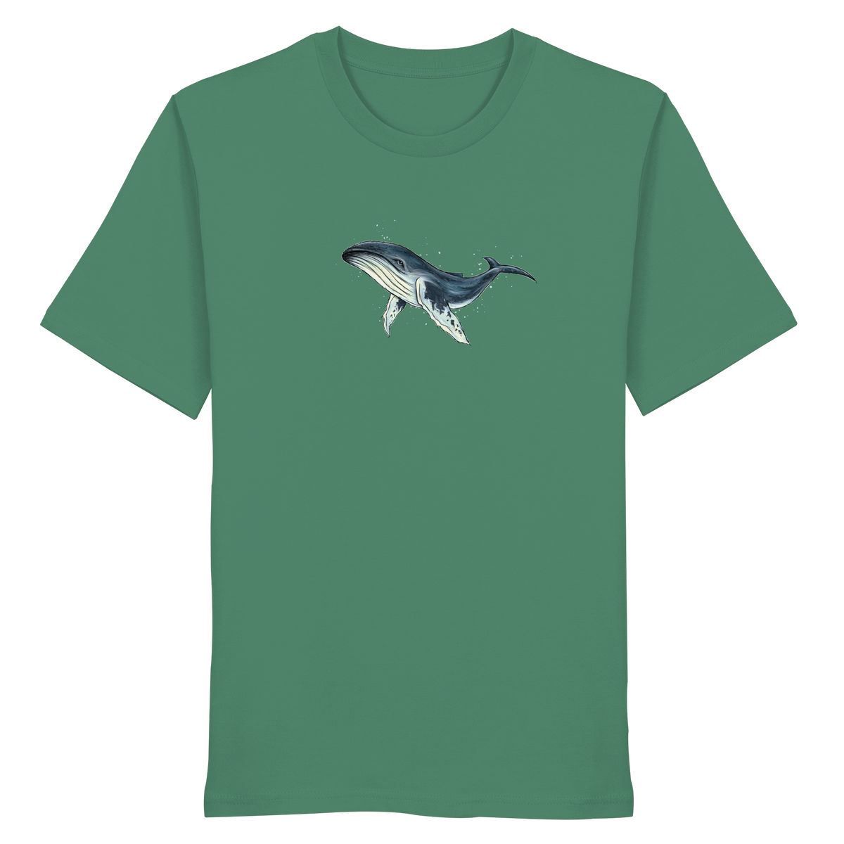 Tiefsee Ozean-Riese Buckelwal - Organic Shirt