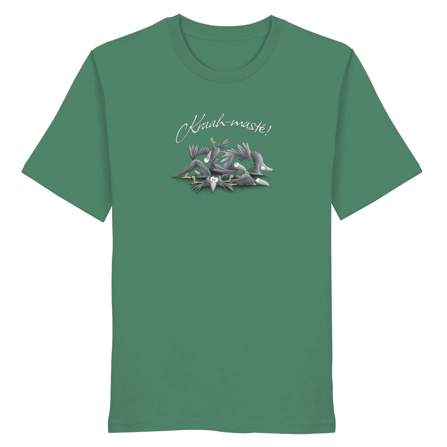 Kraah-masté! Yoga Raben Krähen - Organic Shirt