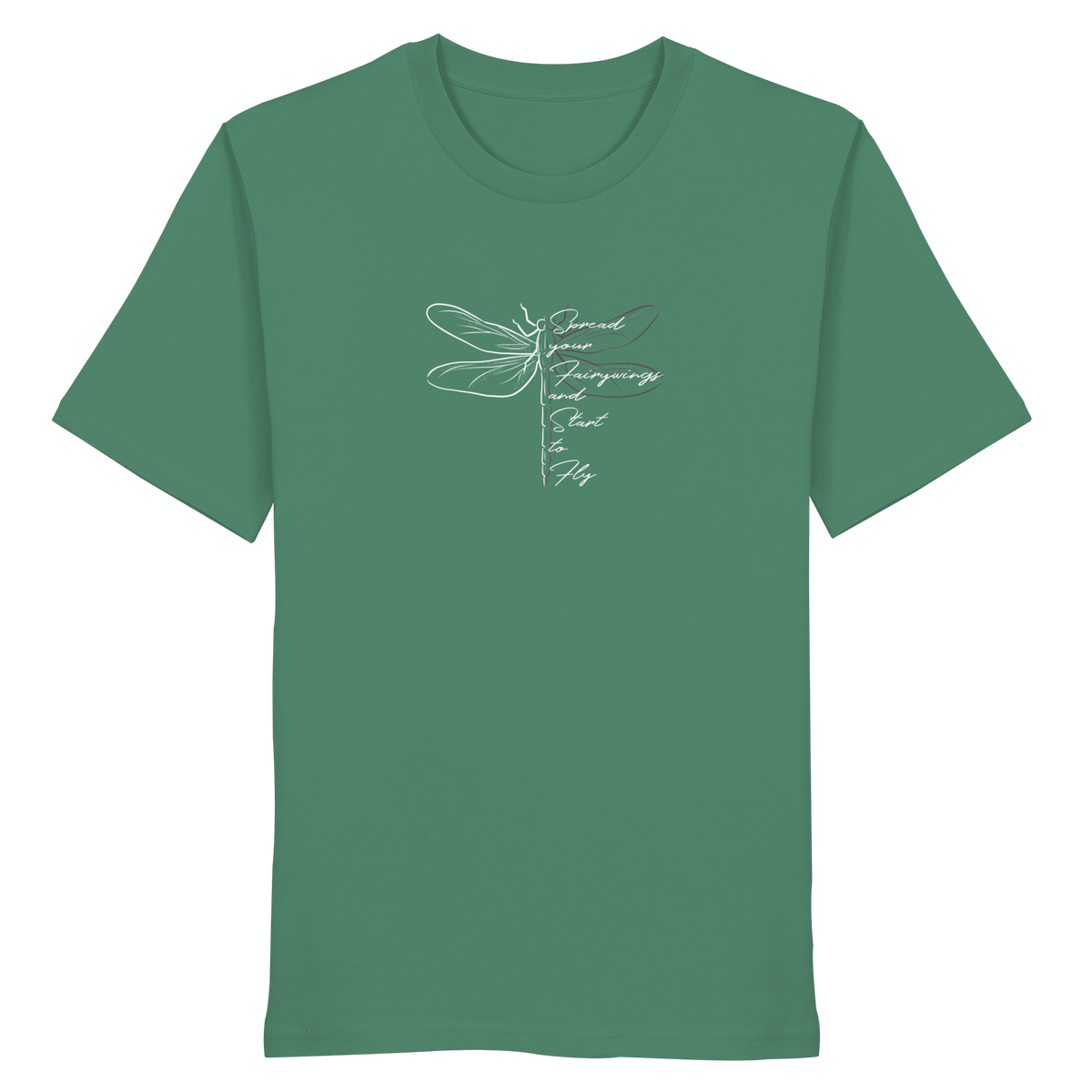 Breite die Flügel aus und flieg los | Libelle - Organic Shirt