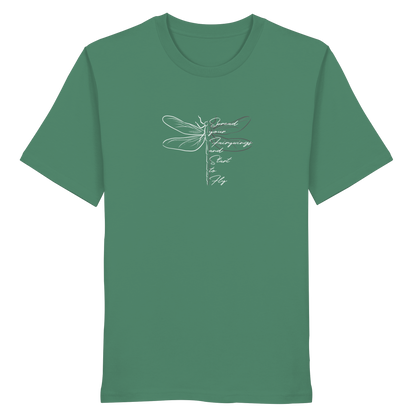 Breite die Flügel aus und flieg los | Libelle - Organic Shirt