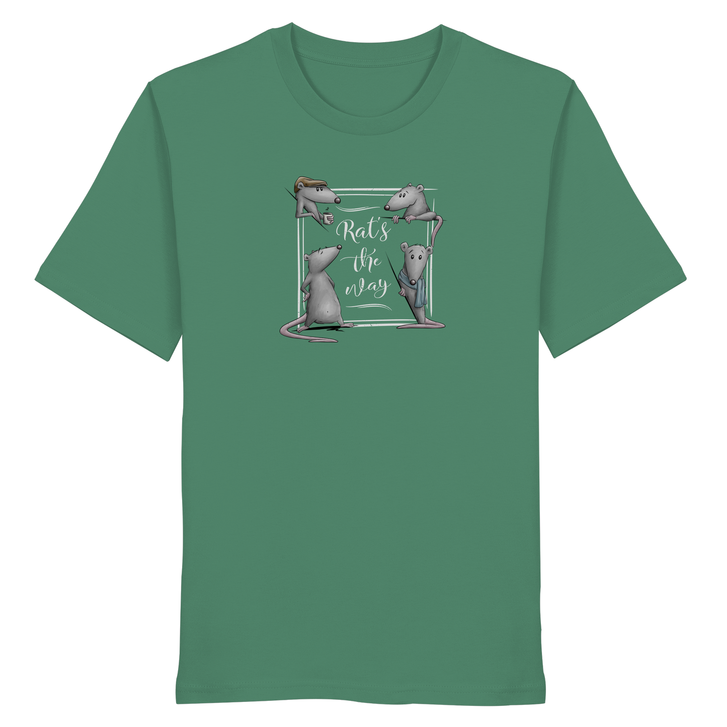 Rat’s The Way Kaffeehaus Ratten - Organic Shirt