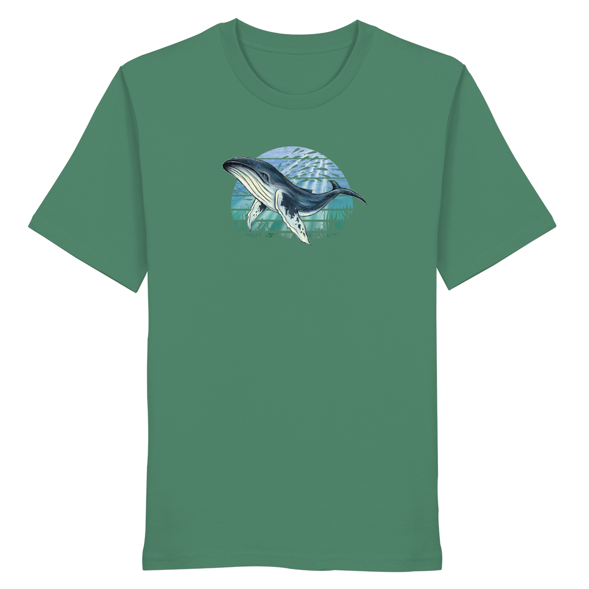 Retro Unterwasser Buckelwal - Organic Shirt