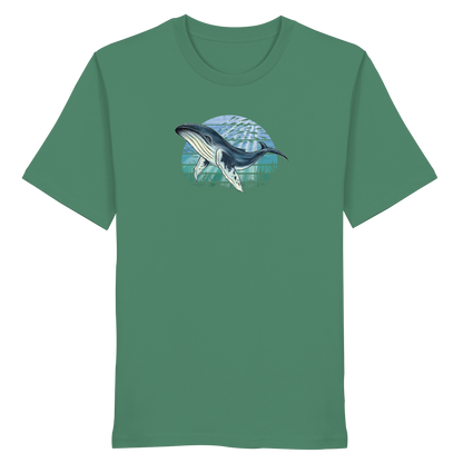 Retro Unterwasser Buckelwal - Organic Shirt