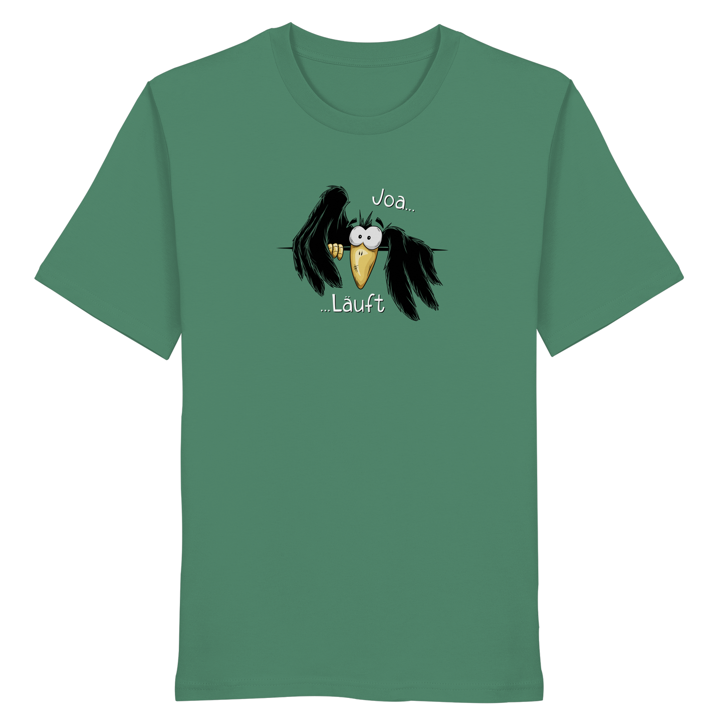 Joa Läuft Krähe gechillter Rabe - Organic Shirt