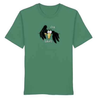 Joa Läuft Krähe gechillter Rabe - Organic Shirt