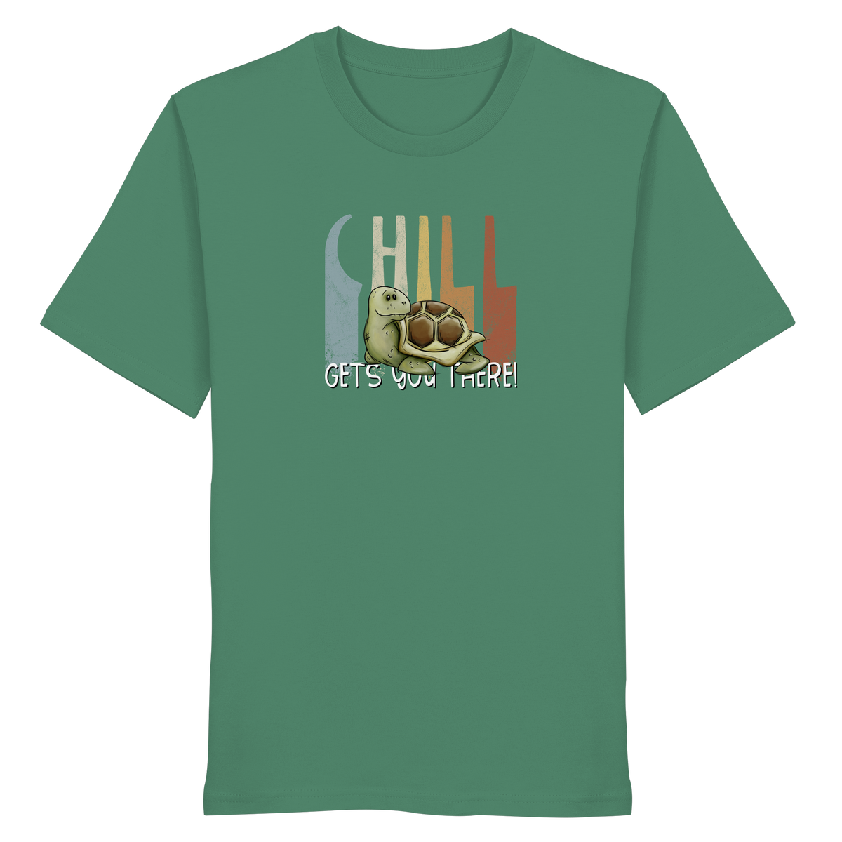 Gechillt gemütliche Schildkröte - Organic Shirt