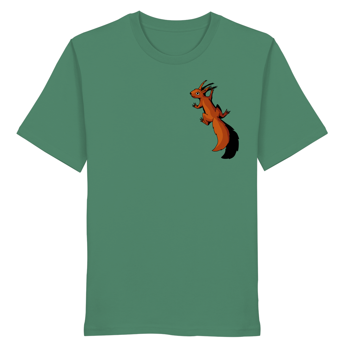 Süßes Eichhörnchen klettert - Organic Shirt