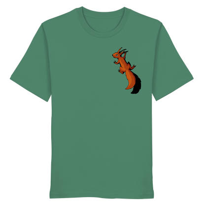 Süßes Eichhörnchen klettert - Organic Shirt