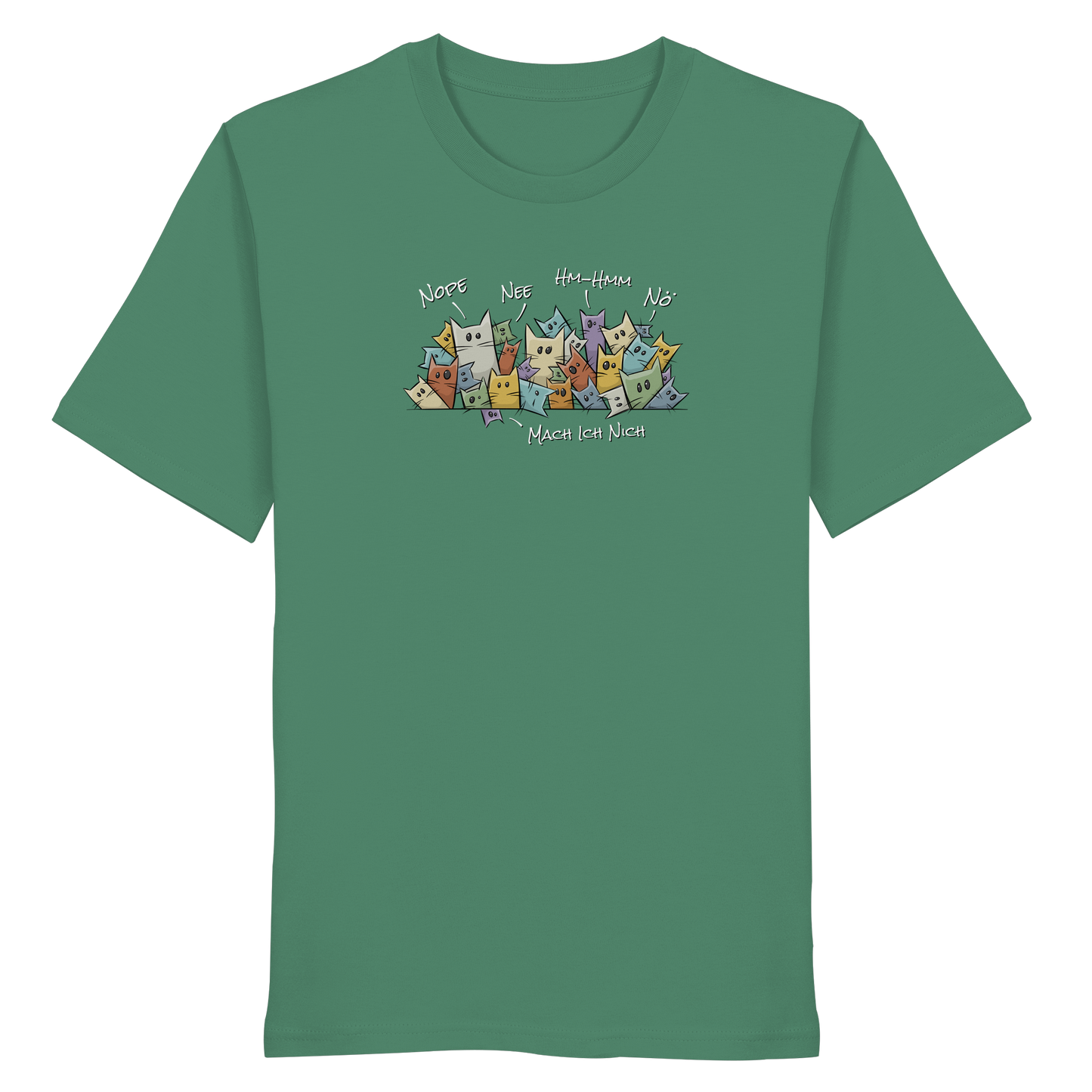 Nope, Nee, Nö Katzen - Organic Shirt