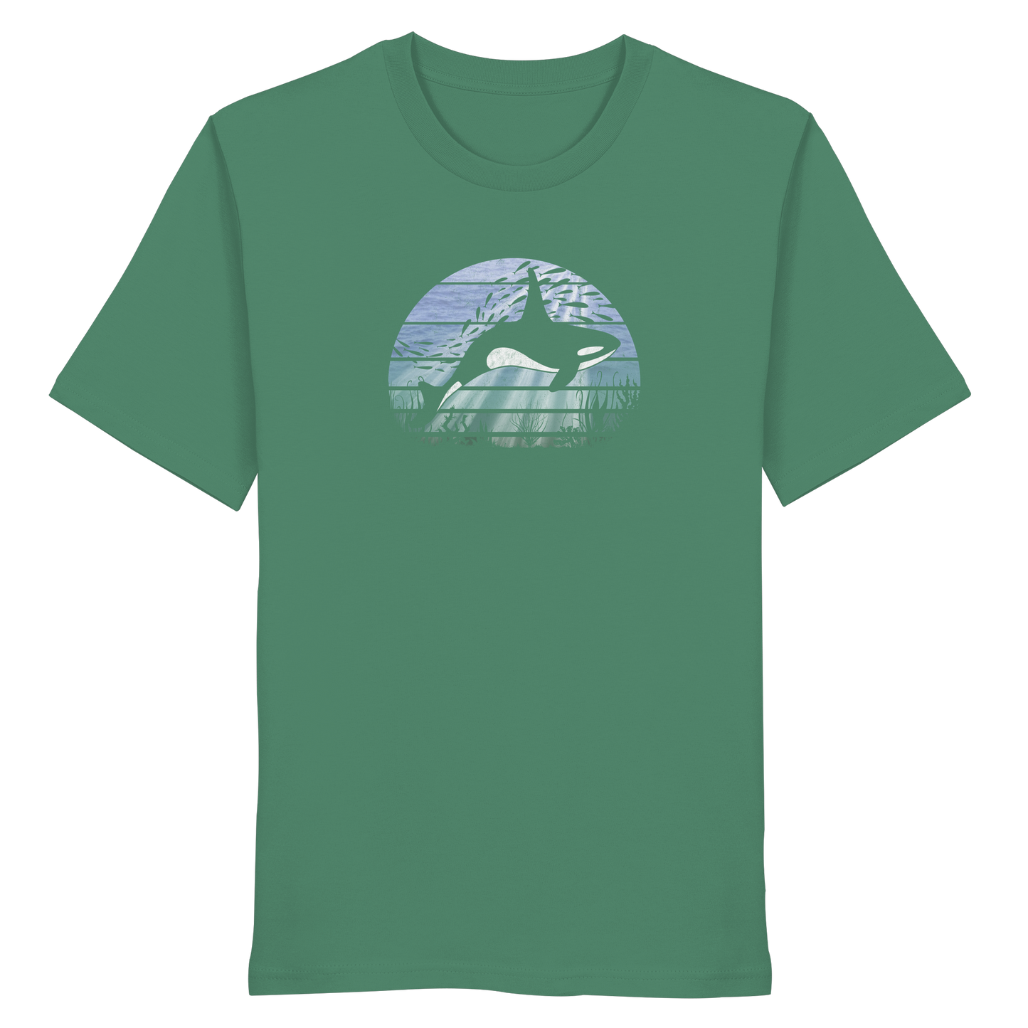 Retro Tiefsee Schwertwal Orca - Organic Shirt
