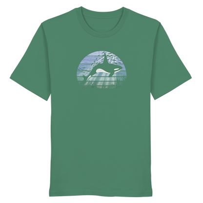 Retro Tiefsee Schwertwal Orca - Organic Shirt
