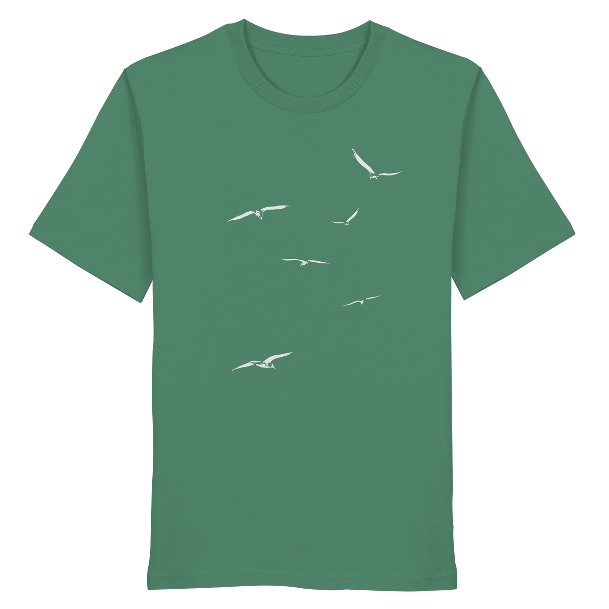 Vogelschwarm – Traum vom Fliegen - Organic Shirt