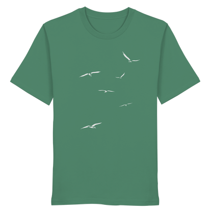 Vogelschwarm – Traum vom Fliegen - Organic Shirt