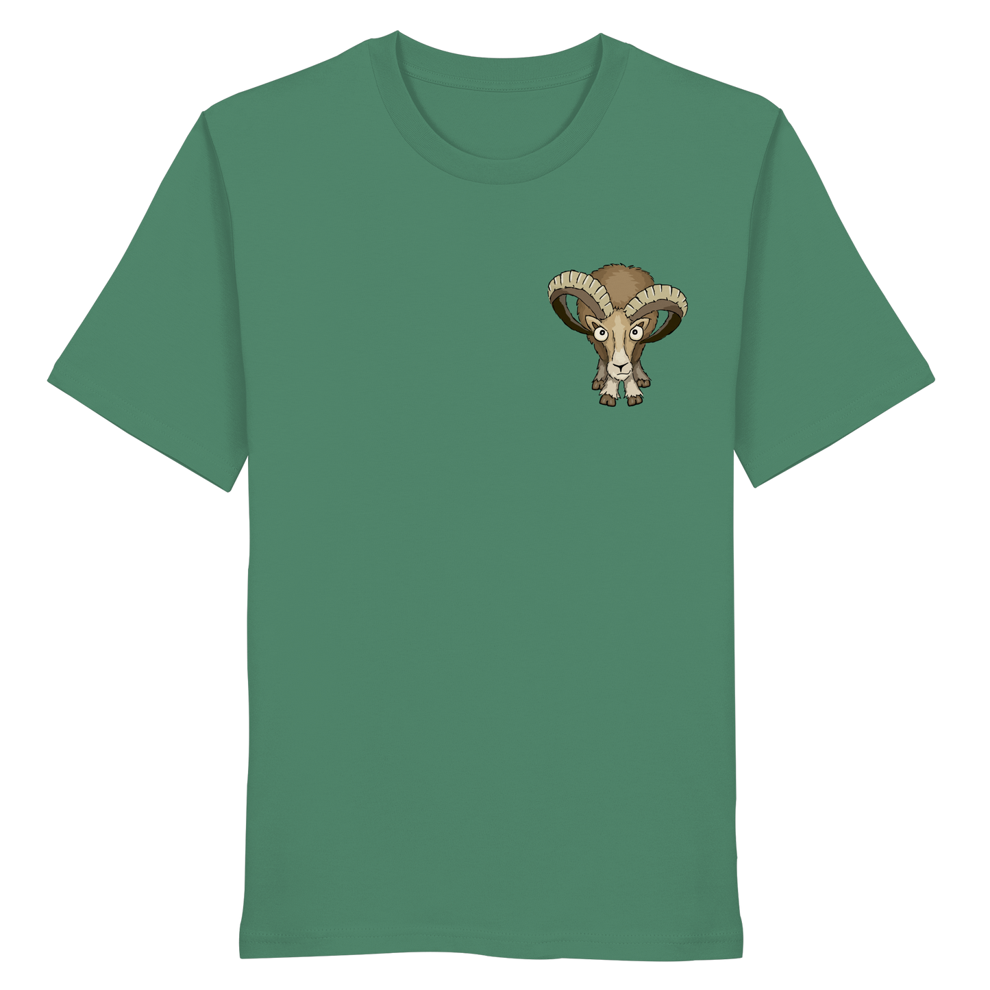 Bockiges Mufflon Widder Schafbock - Organic Shirt