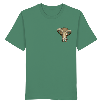 Bockiges Mufflon Widder Schafbock - Organic Shirt