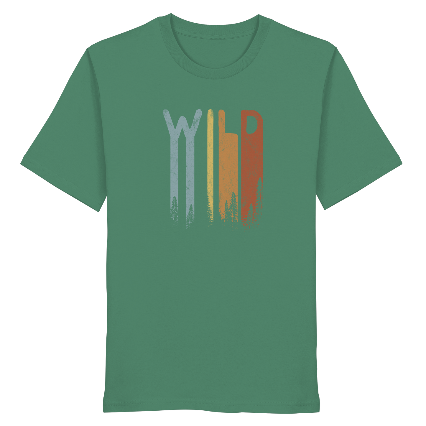 Wild Retro Schriftzug - Organic Shirt