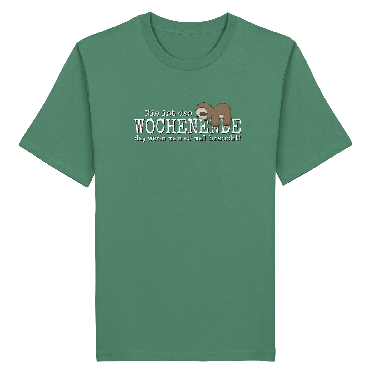 Kawaii Faultier Wochenende - Organic Shirt