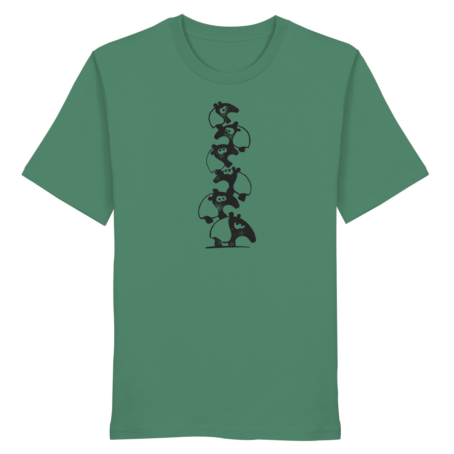 Lustiger Haufen aus Schabracken-Tapiren - Organic Shirt